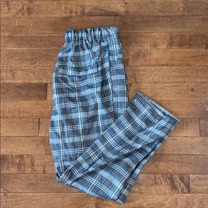 Plaid Trouser Pants